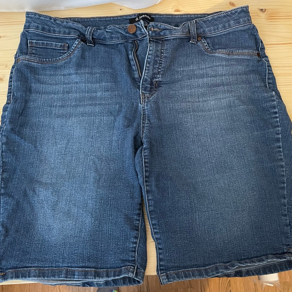 Denim Bermuda Shorts